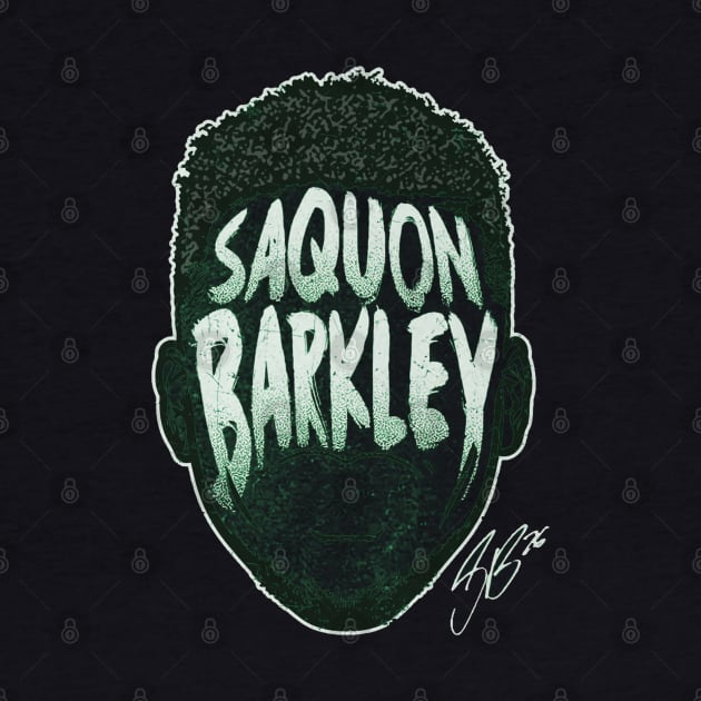 Saquon Barkley Philadelphia Player Silhouette by artbygonzalez